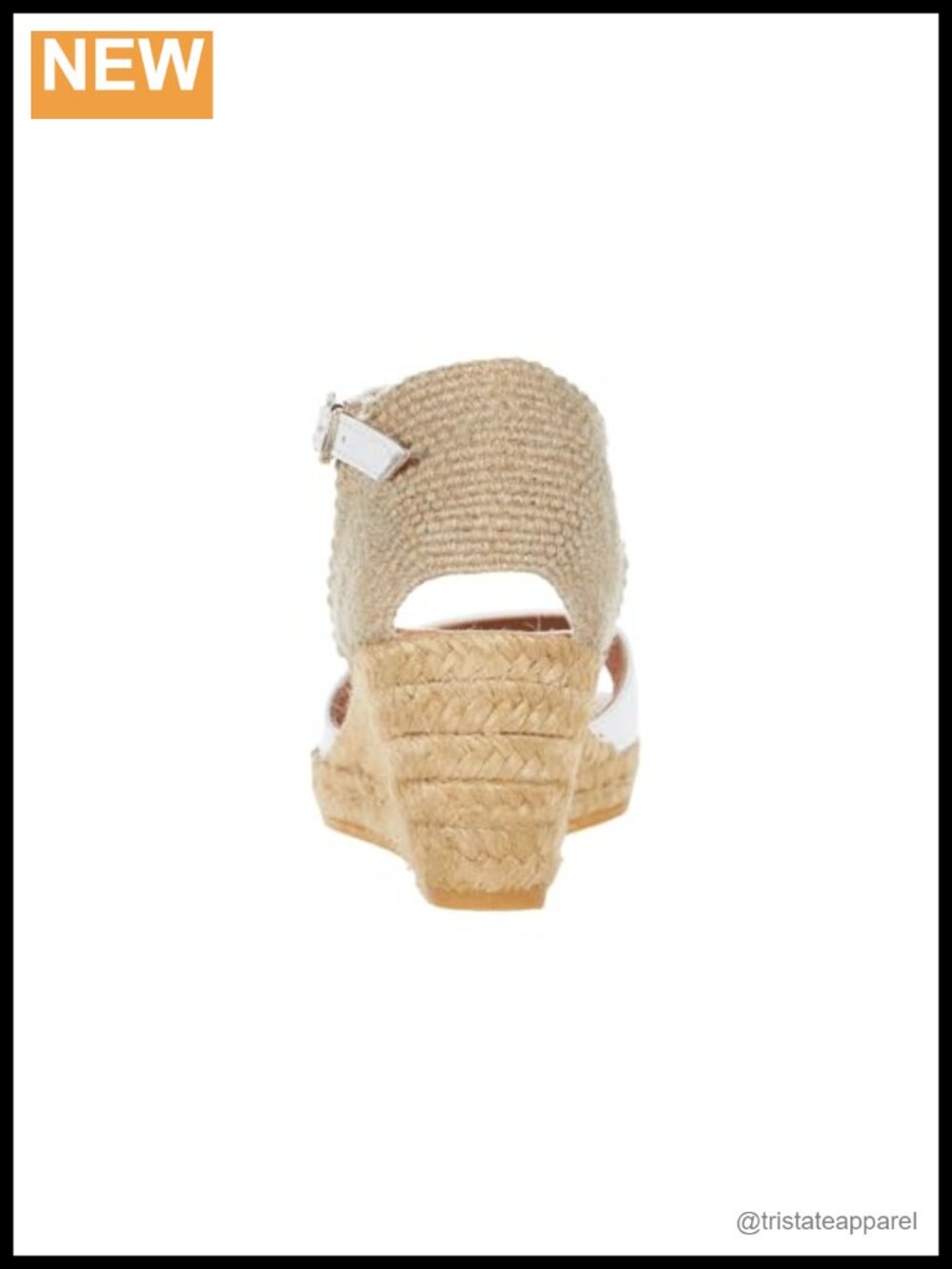 Handcrafted Leather Espadrille Wedge Sandal Made in Spain - Picture 4 of 6